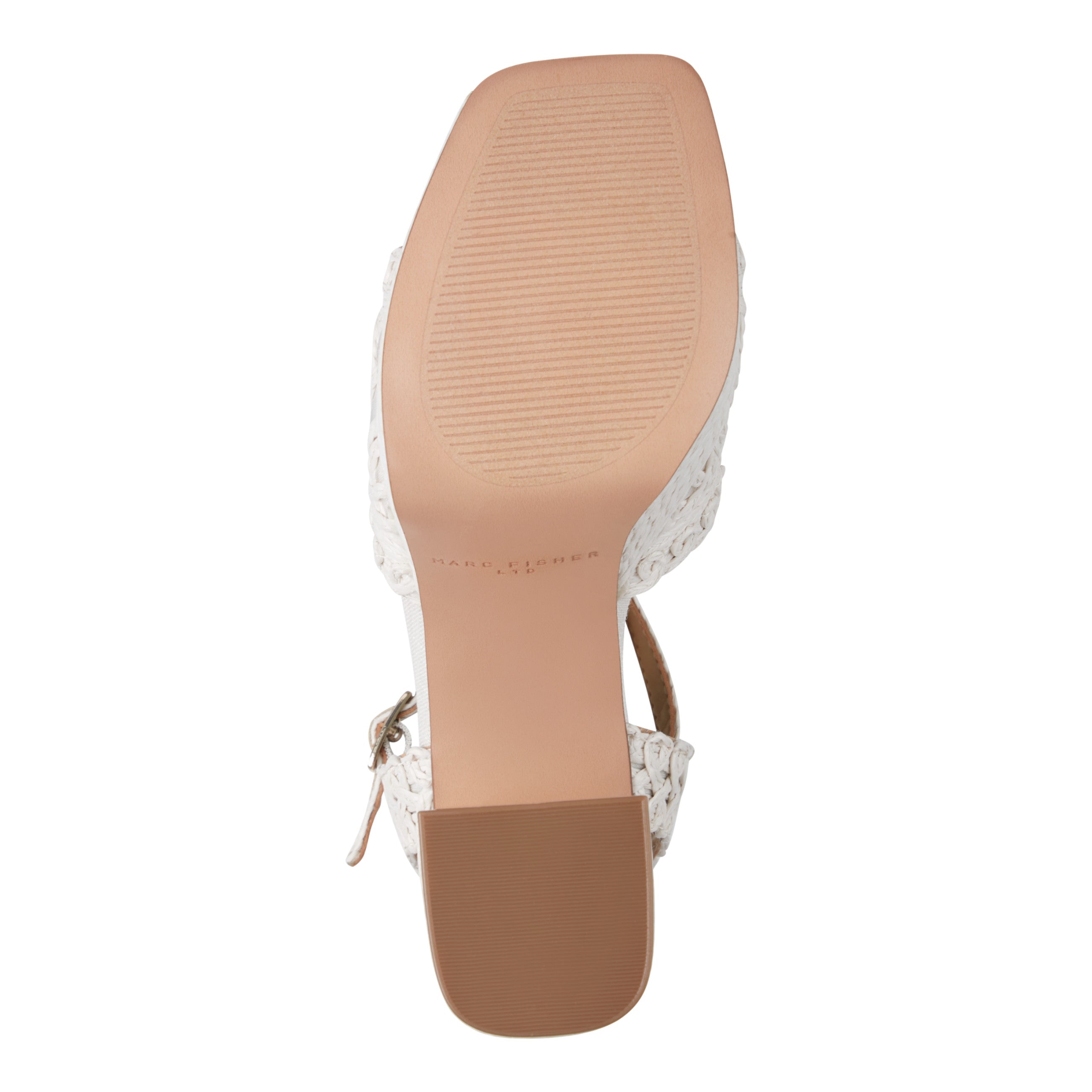 Chayse Platform Sandal - White Raffia / Marc Fisher US