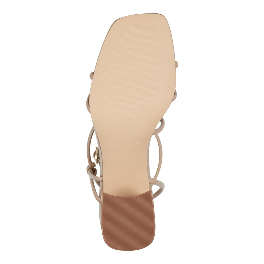 Gurion Block Heel Sandal - Light Natural / Marc Fisher Discount