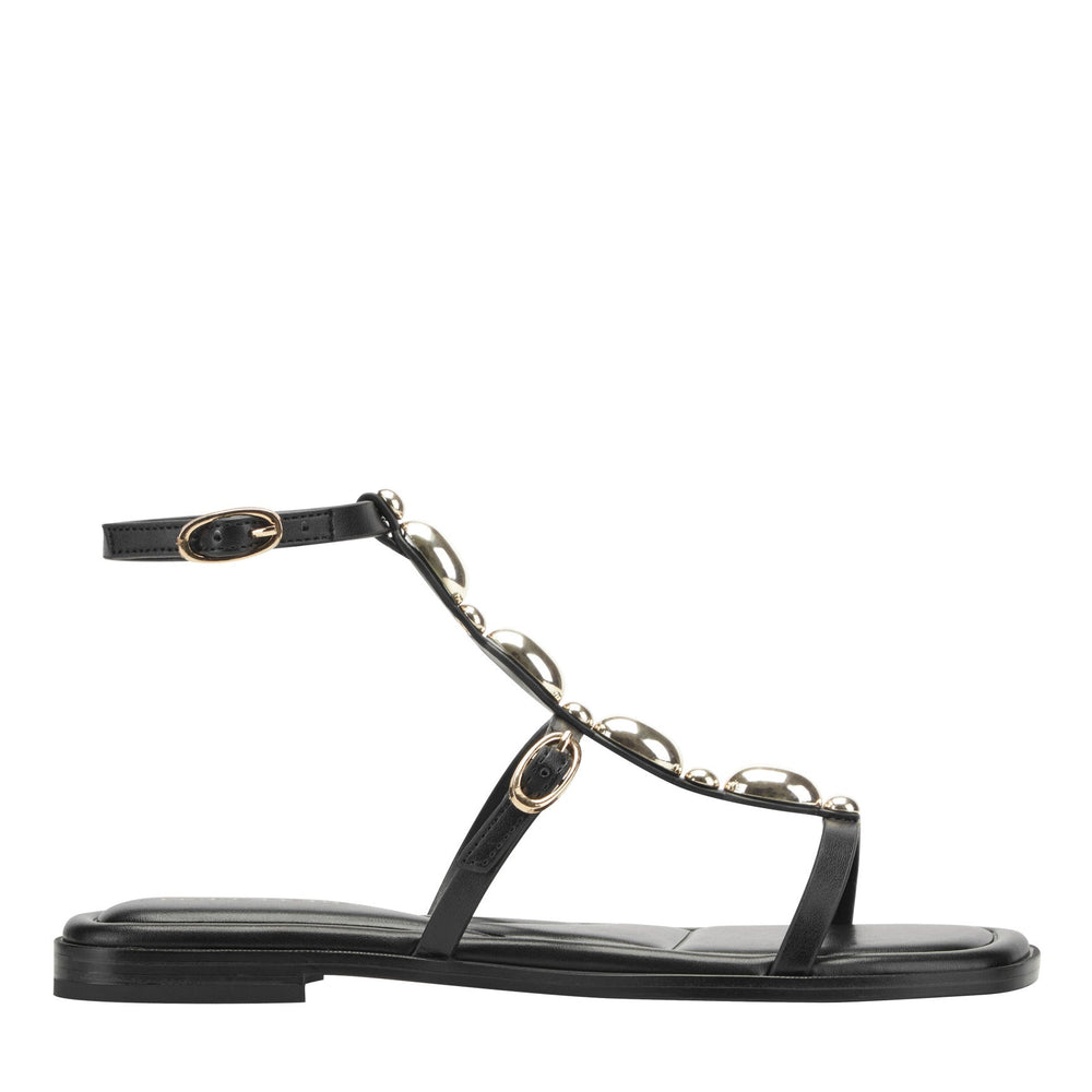 Folai Gladiator Sandal - Black / Marc Fisher Outlet
