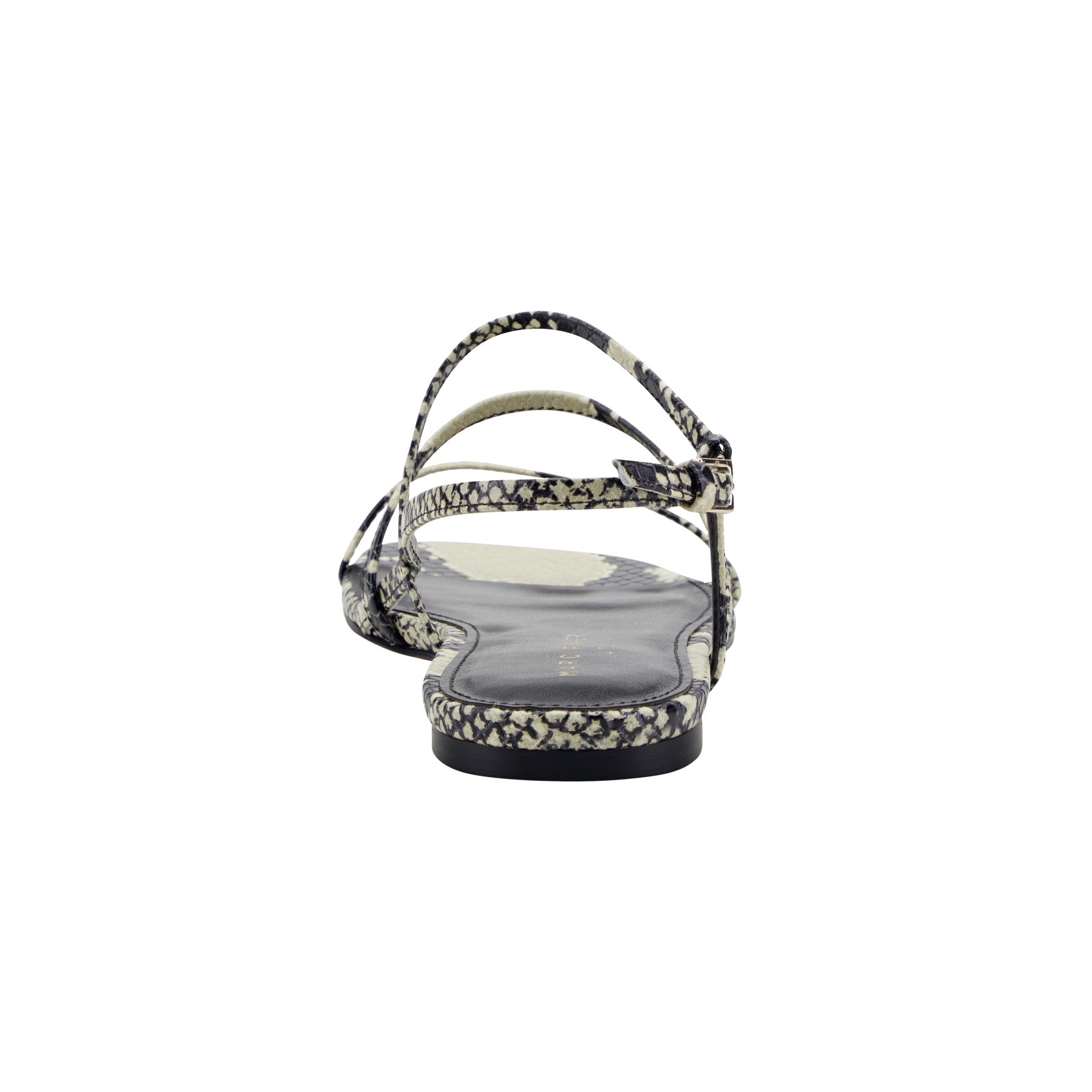 Elysha Leather Flat Sandal - Snake Printed Leather / Marc Fisher Discount