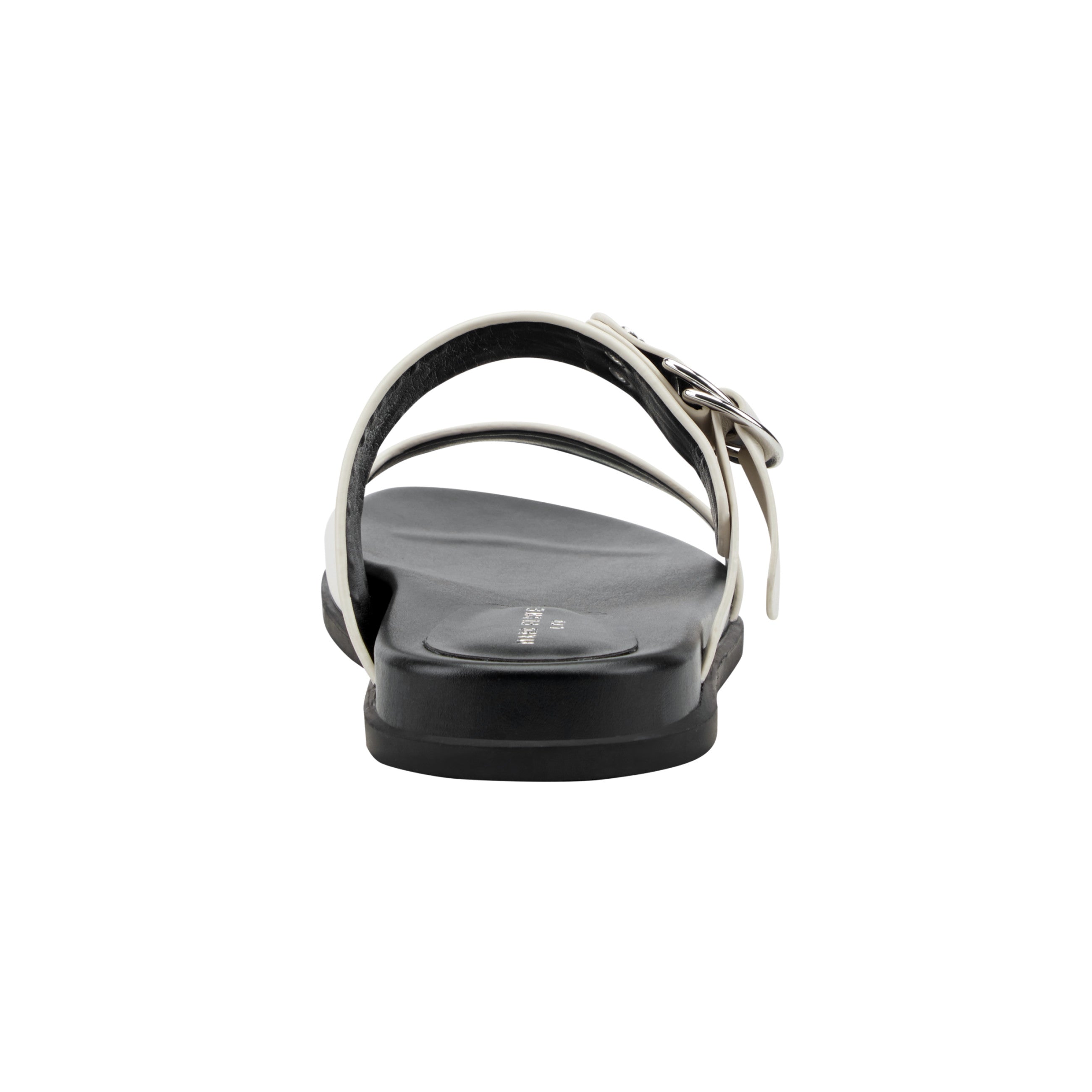 Gia Flat Leather Sandal - Cream Leather / Marc Fisher Outlet