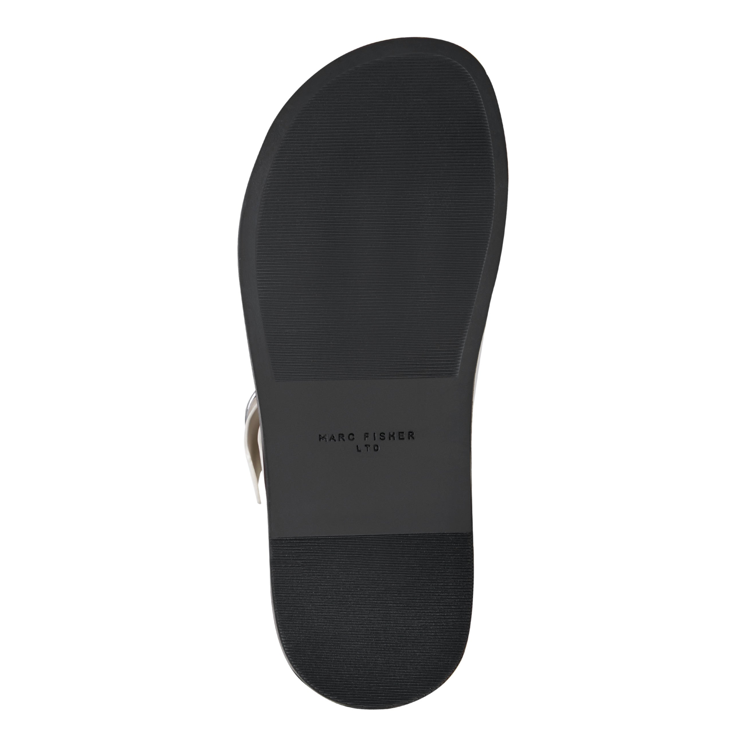 Gia Flat Leather Sandal - Cream Leather / Marc Fisher Outlet