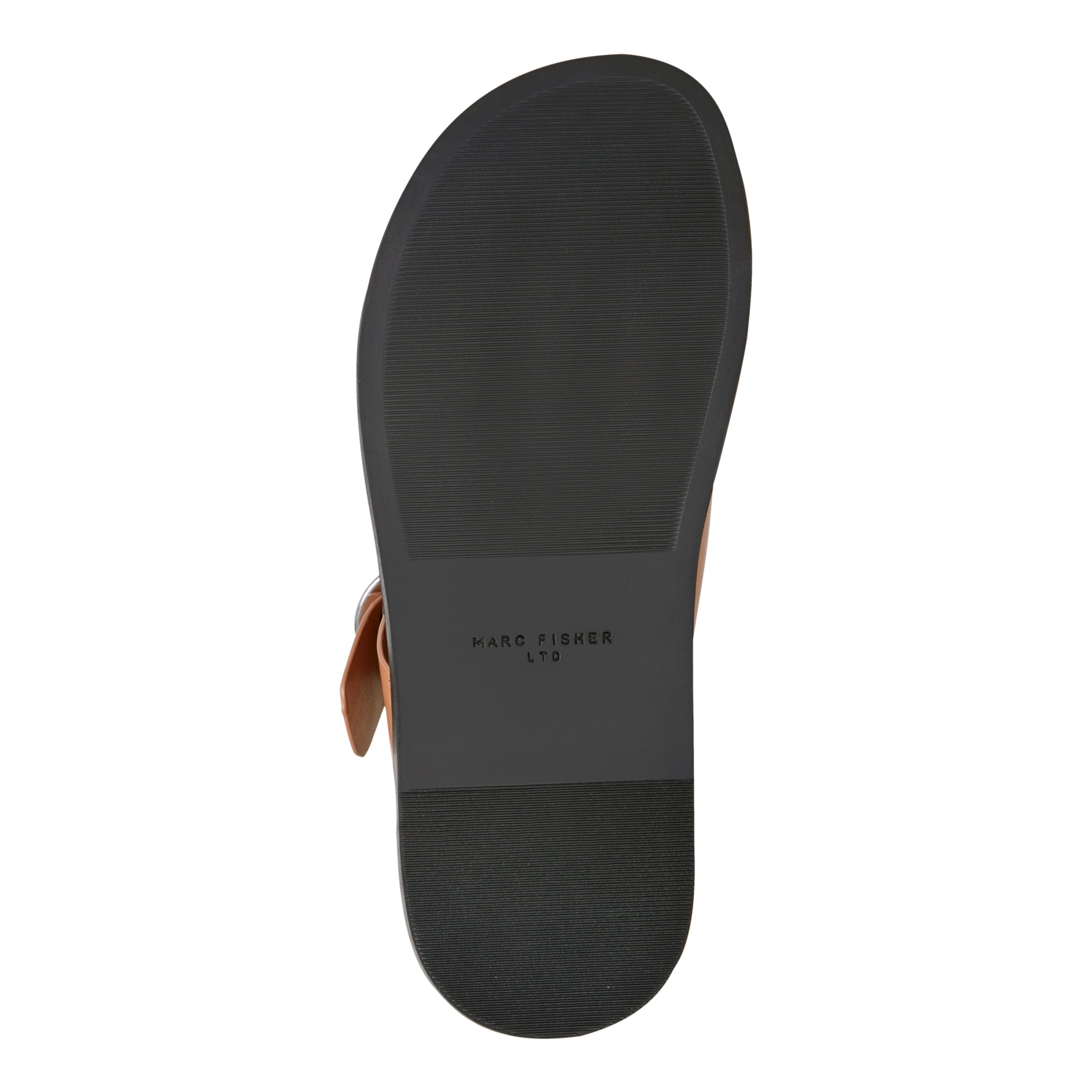 Gia Flat Leather Sandal - Natural Leather / Marc Fisher On Sale