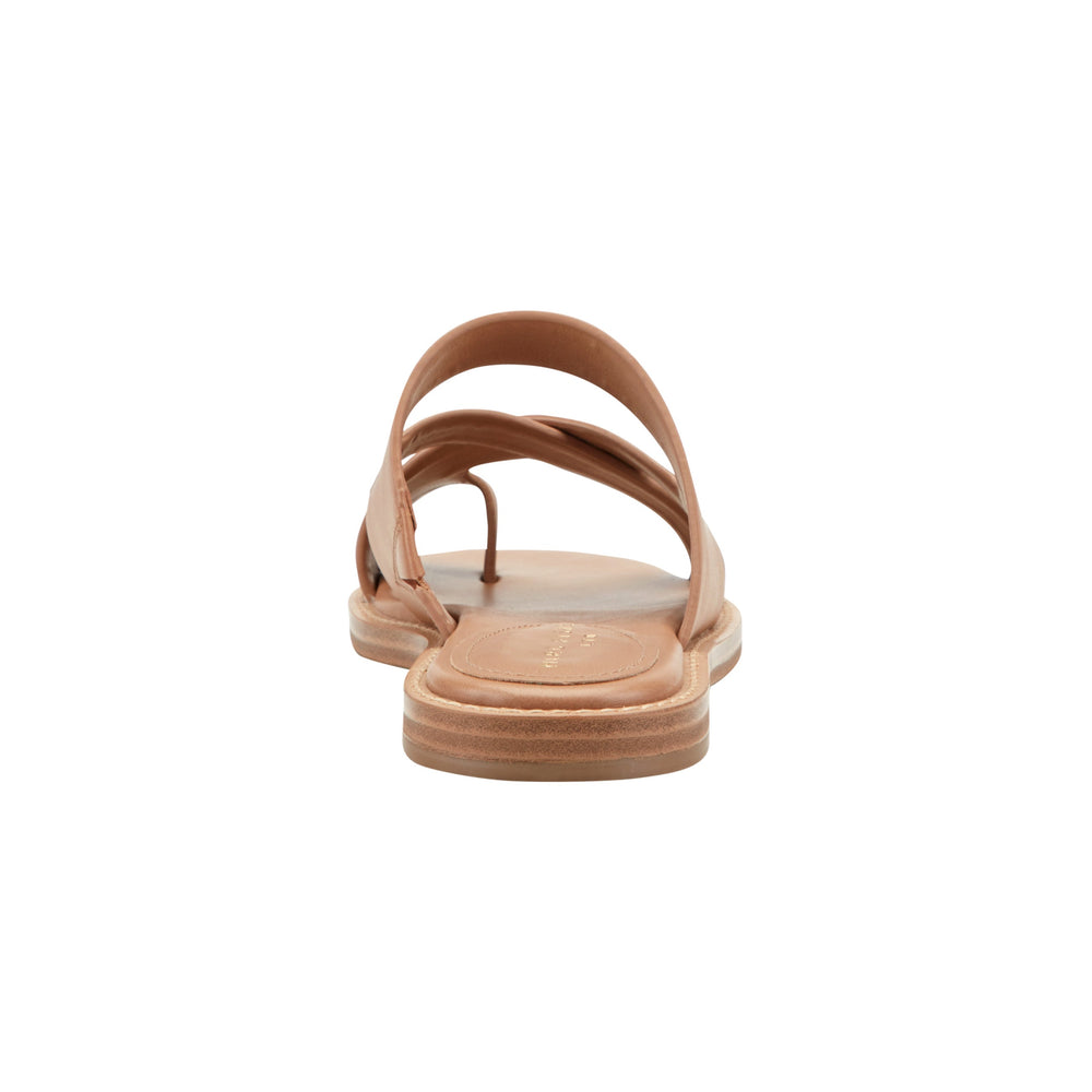 Genella Flat Leather Sandal - Natural Leather / Marc Fisher Discount