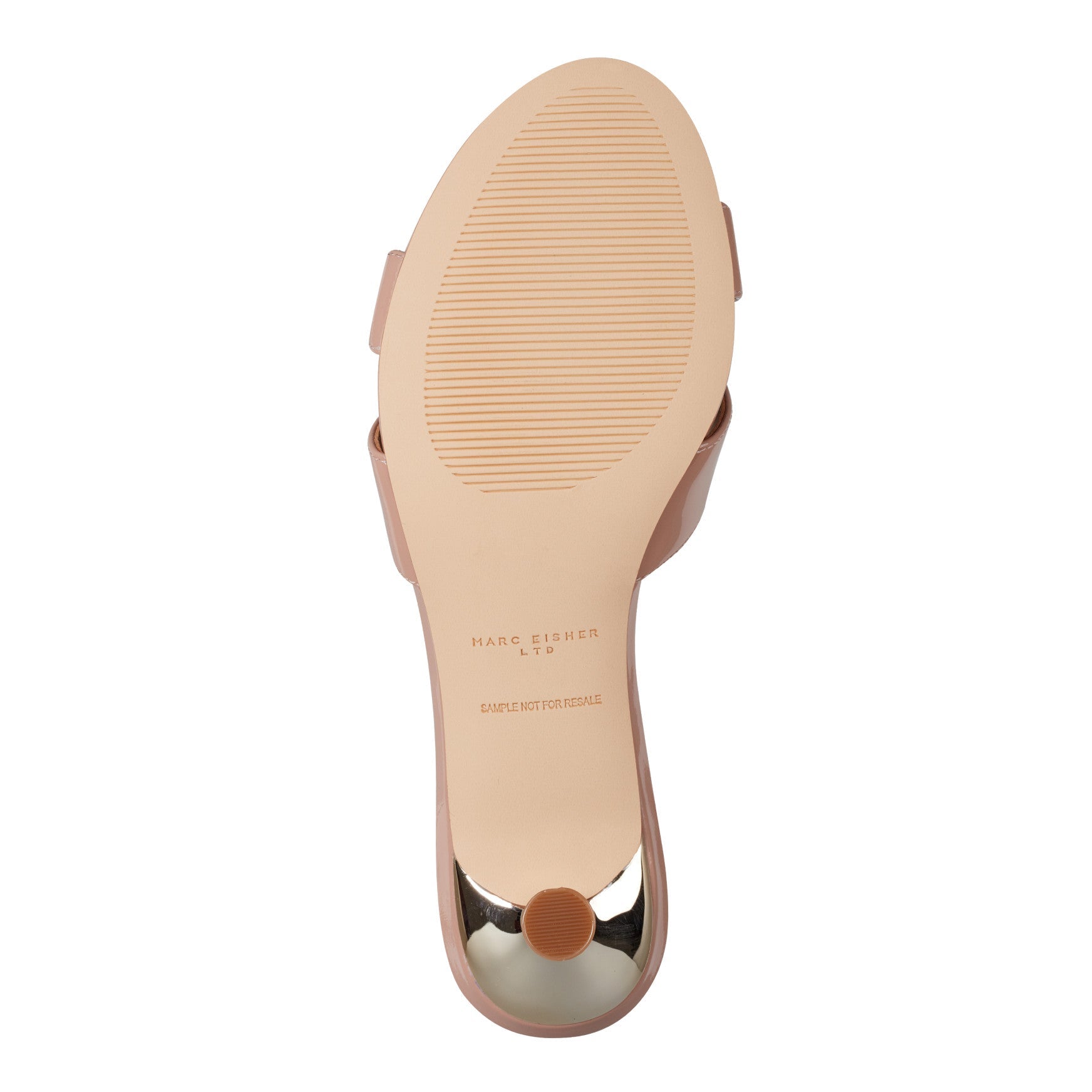Tracey Slide Dress Sandal - Natural Patent / Marc Fisher US