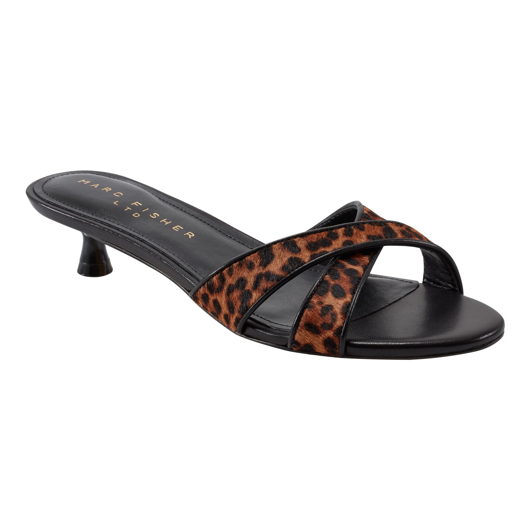 Tracey Slide Dress Sandal - Leopard / Marc Fisher On Sale