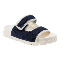Brinleys Footbed Sandal - Navy/Cream / Marc Fisher Sale
