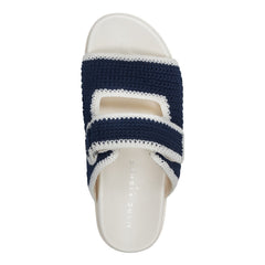 Brinleys Footbed Sandal - Navy/Cream / Marc Fisher Sale