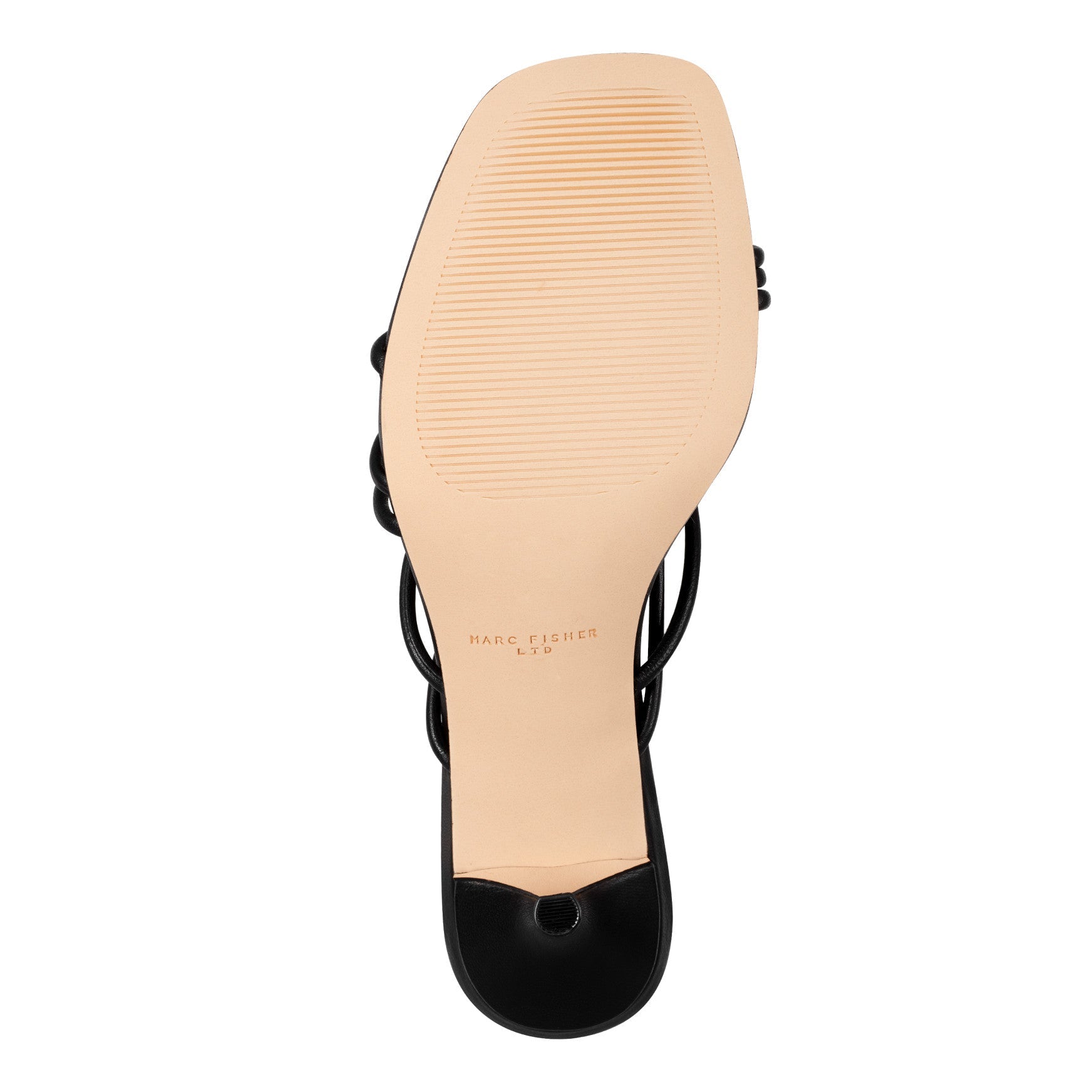 Banna Strappy Leather Dress Sandal - Black Leather / Marc Fisher Discount