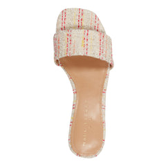 Olysa Slide Dress Sandal - Red/Cream Stripe / Marc Fisher Sale