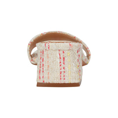 Olysa Slide Dress Sandal - Red/Cream Stripe / Marc Fisher Sale