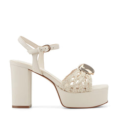 Cabell Platform Sandal - Chic Cream / Marc Fisher For Sale