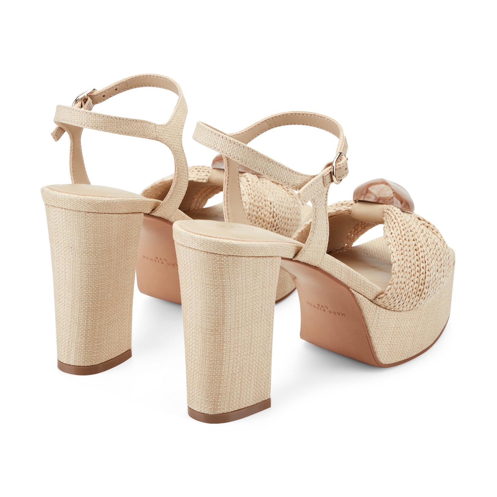 Candey Platform Sandal - Natural / Marc Fisher Sale