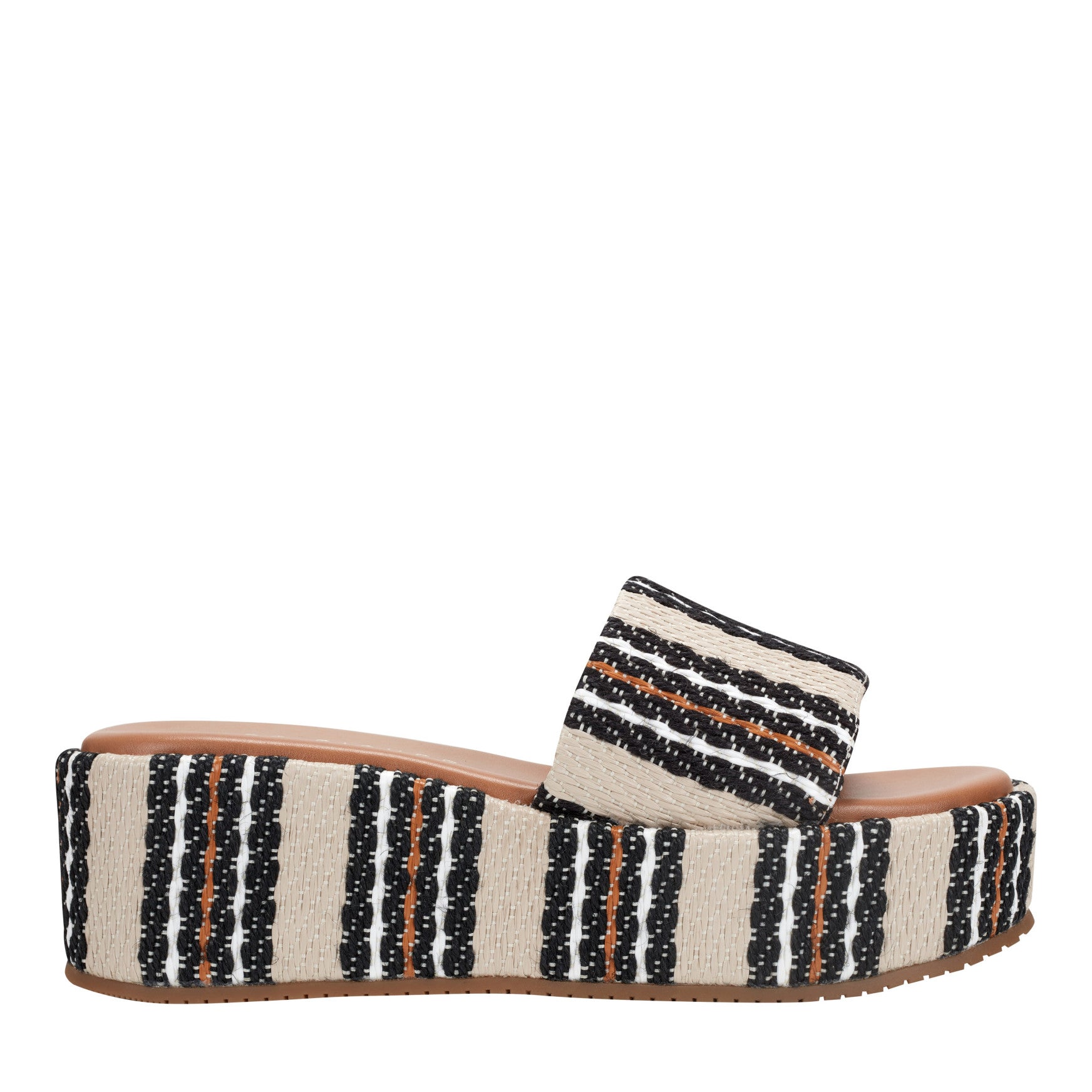 Daylin Flatform Sandal - Multi Stripe / Marc Fisher For Sale
