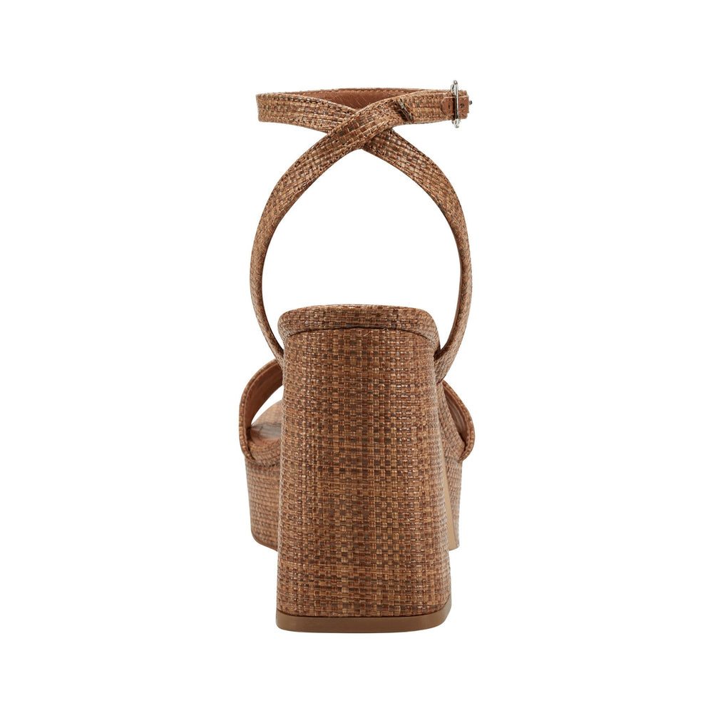 Sadel Platform Sandal - Cognac / Marc Fisher US