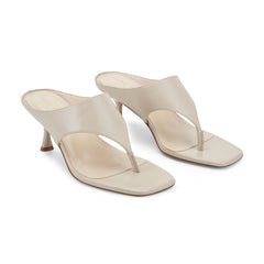 Adia Leather Thong Sandal - Ivory Leather / Marc Fisher Online