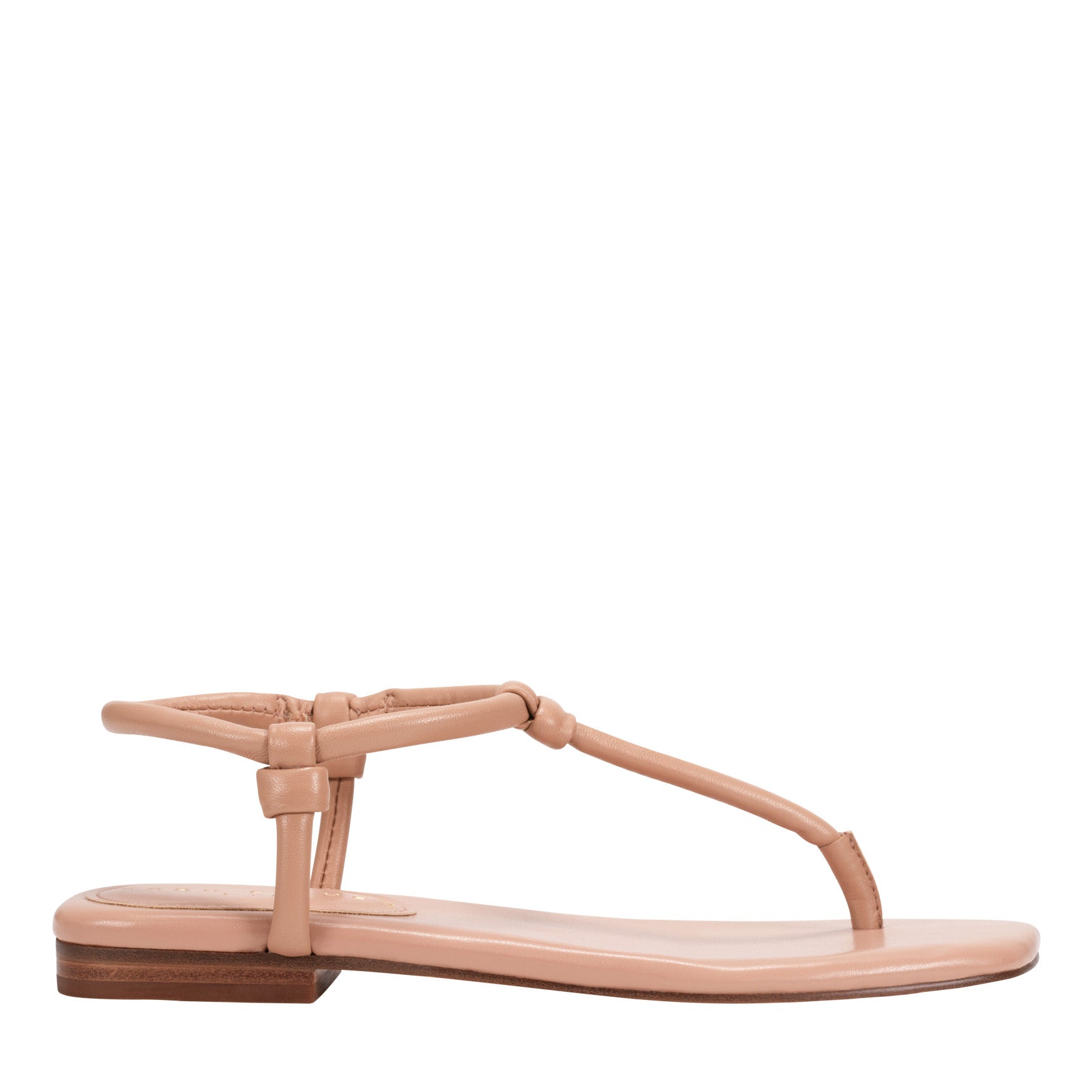 Maycee Thong Flat Leather Sandal - Natural Leather / Marc Fisher On Sale