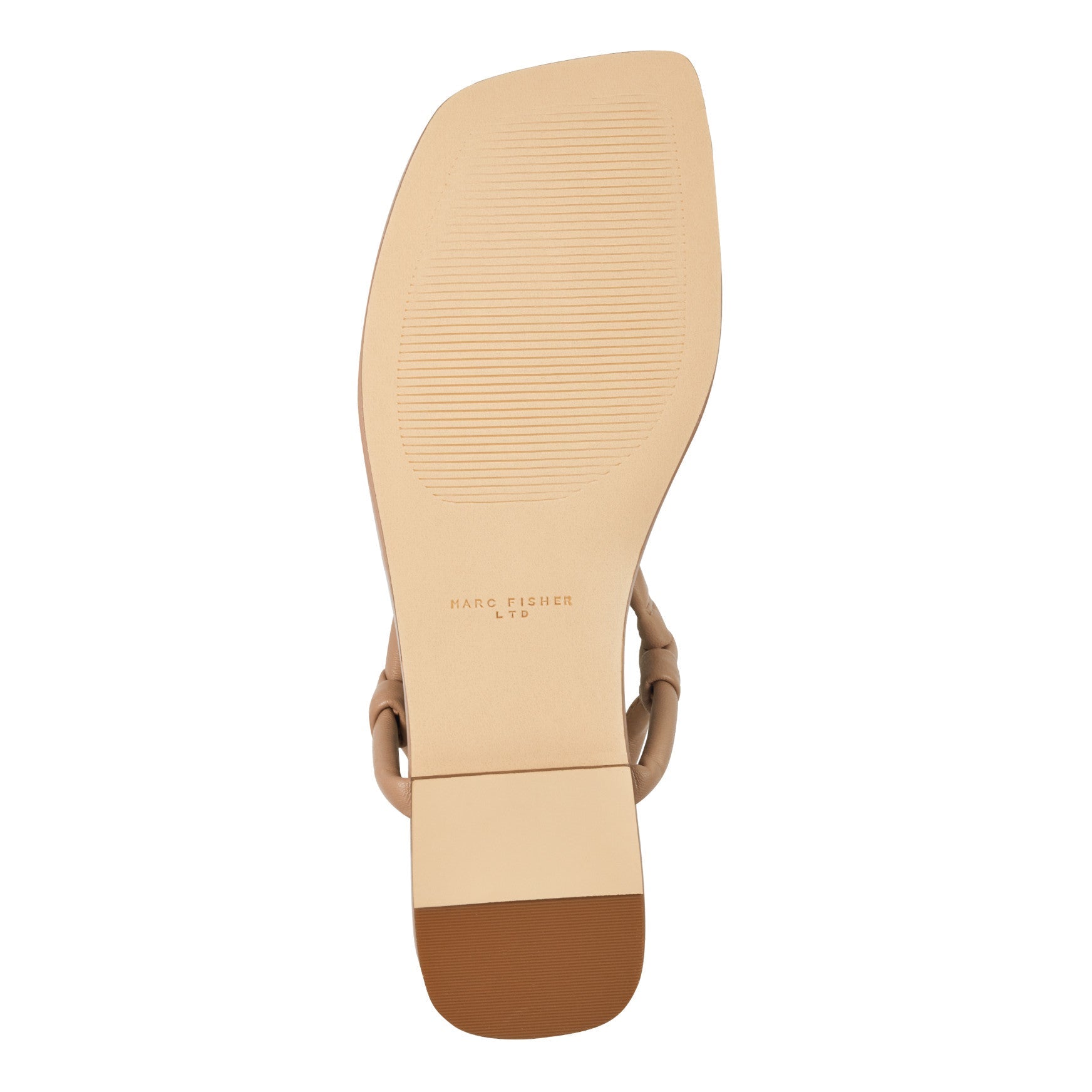 Maycee Thong Flat Leather Sandal - Natural Leather / Marc Fisher On Sale