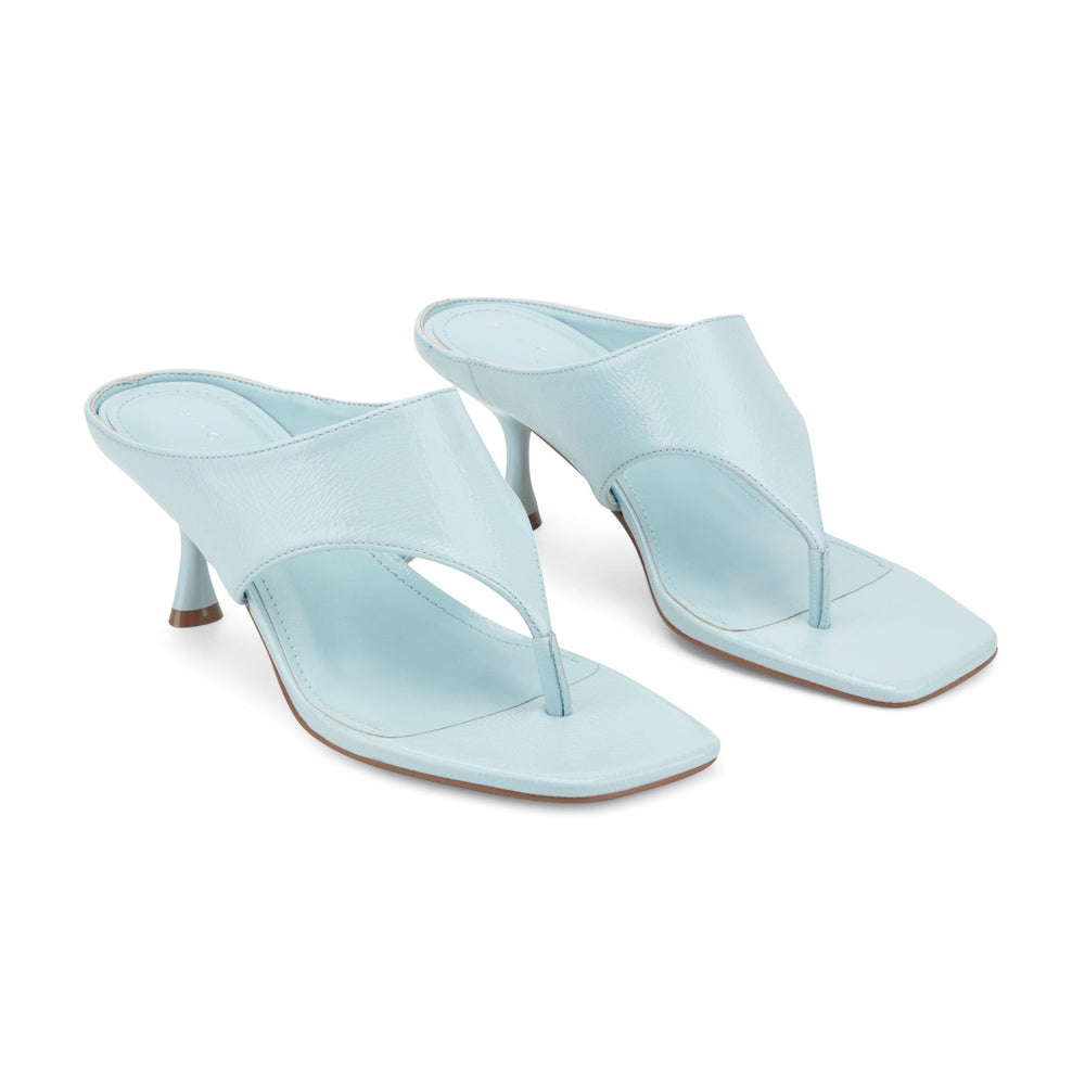 Adia Leather Thong Sandal - Light Blue Leather / Marc Fisher Online
