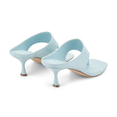 Adia Leather Thong Sandal - Light Blue Leather / Marc Fisher Online