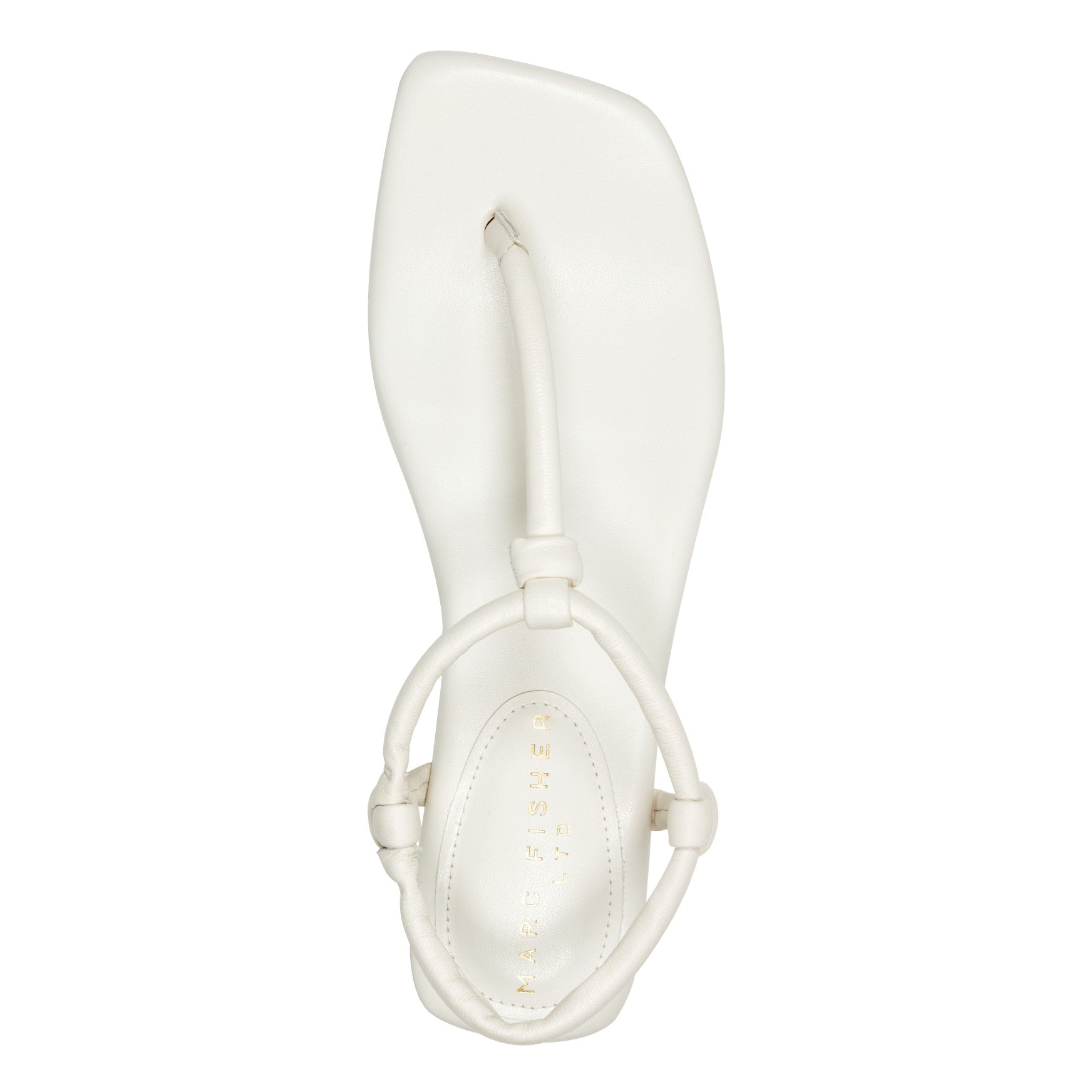 Maycee Thong Flat Leather Sandal - Chic Cream Leather / Marc Fisher Sale