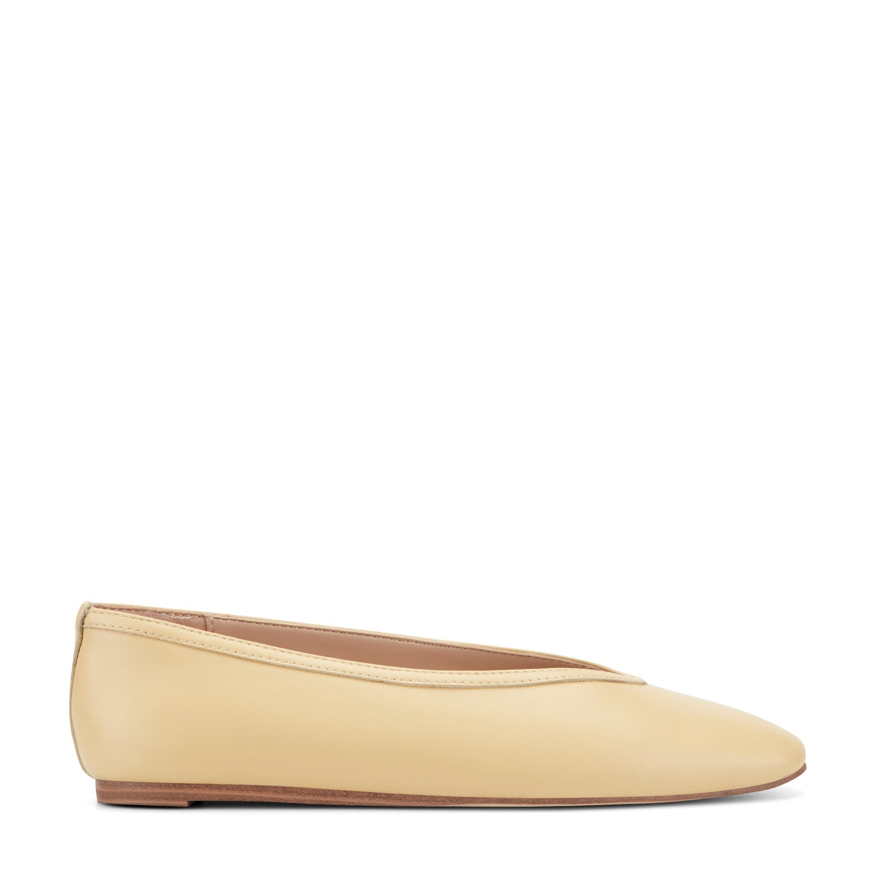 Gradi Leather Ballet Flat - Yellow Leather / Marc Fisher Online
