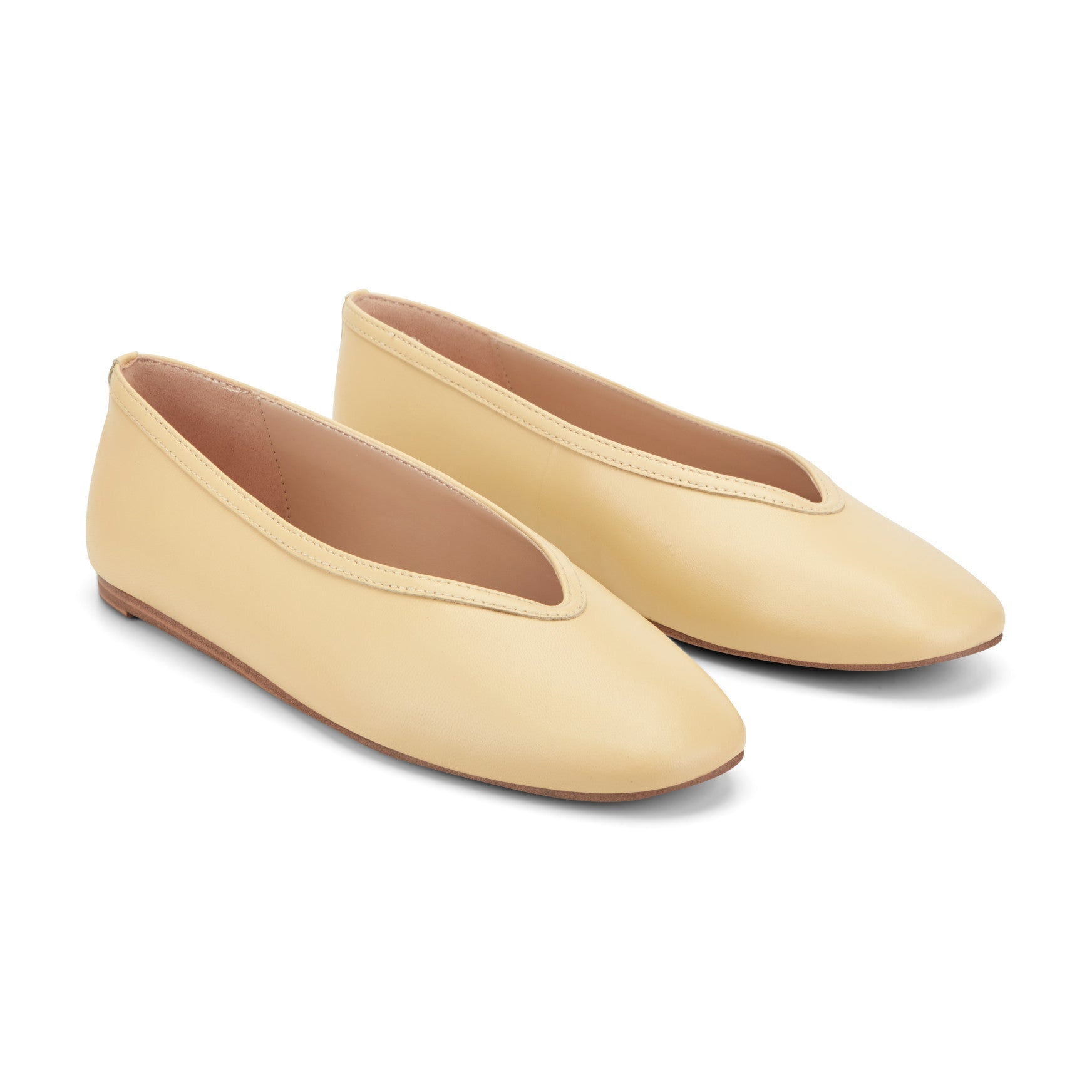 Gradi Leather Ballet Flat - Yellow Leather / Marc Fisher Online