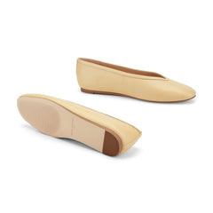 Gradi Leather Ballet Flat - Yellow Leather / Marc Fisher Online