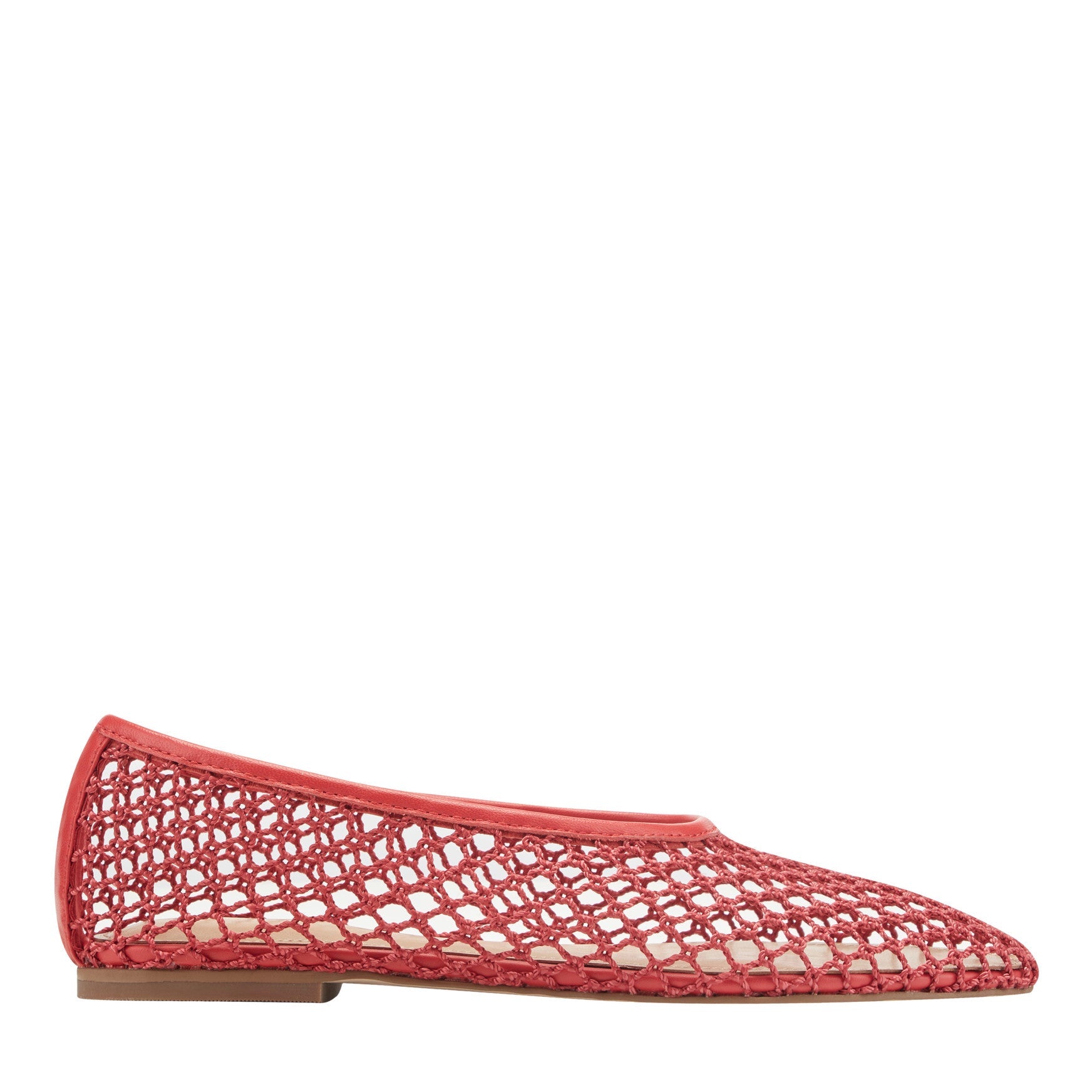 Jazlyn Mesh Ballet Flat - Red Mesh / Marc Fisher US