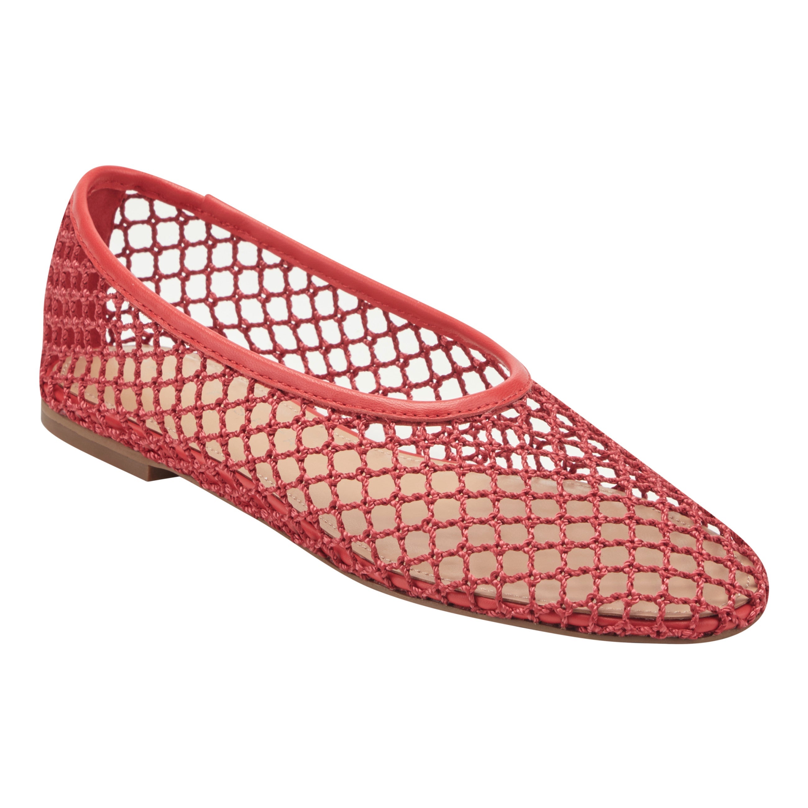 Jazlyn Mesh Ballet Flat - Red Mesh / Marc Fisher US