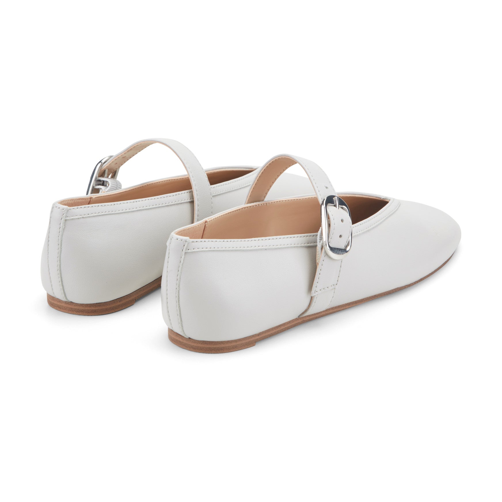 Godea Mary Jane Ballet Flat - White Leather / Marc Fisher On Sale