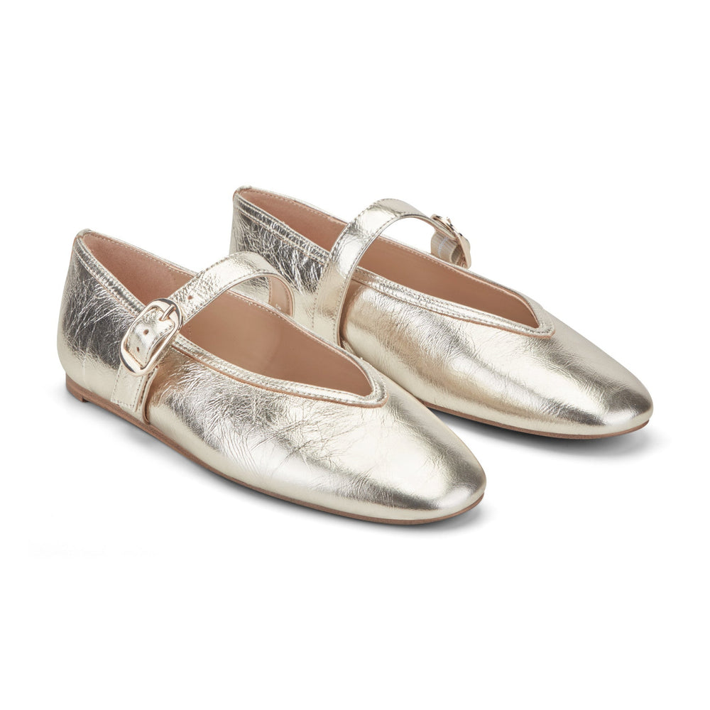 Godea Mary Jane Ballet Flat - Platino Leather / Marc Fisher Discount