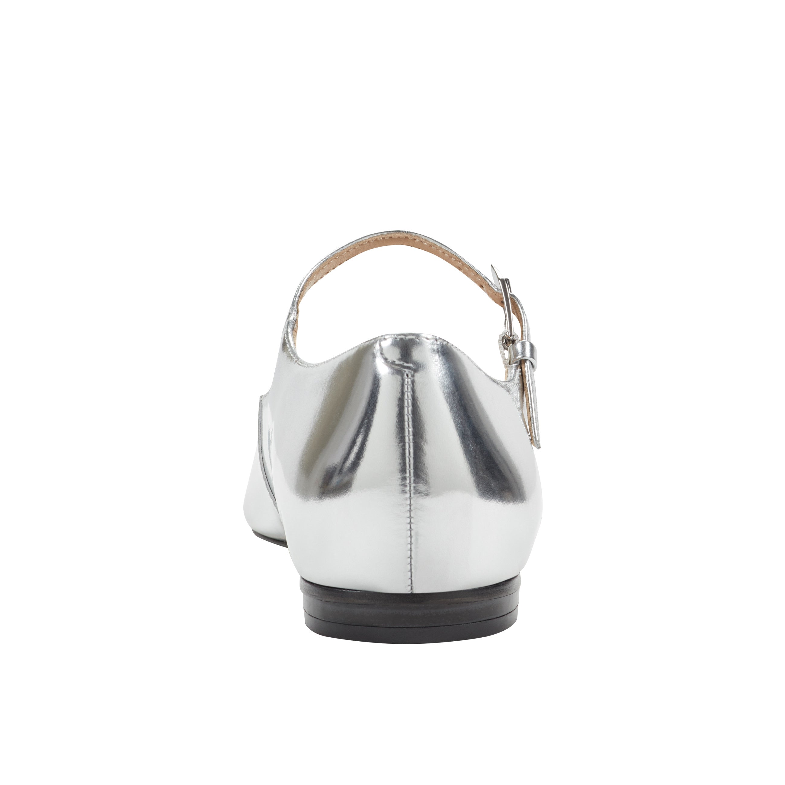 Trella Leather Mary Jane Flat - Silver Metallic / Marc Fisher Online