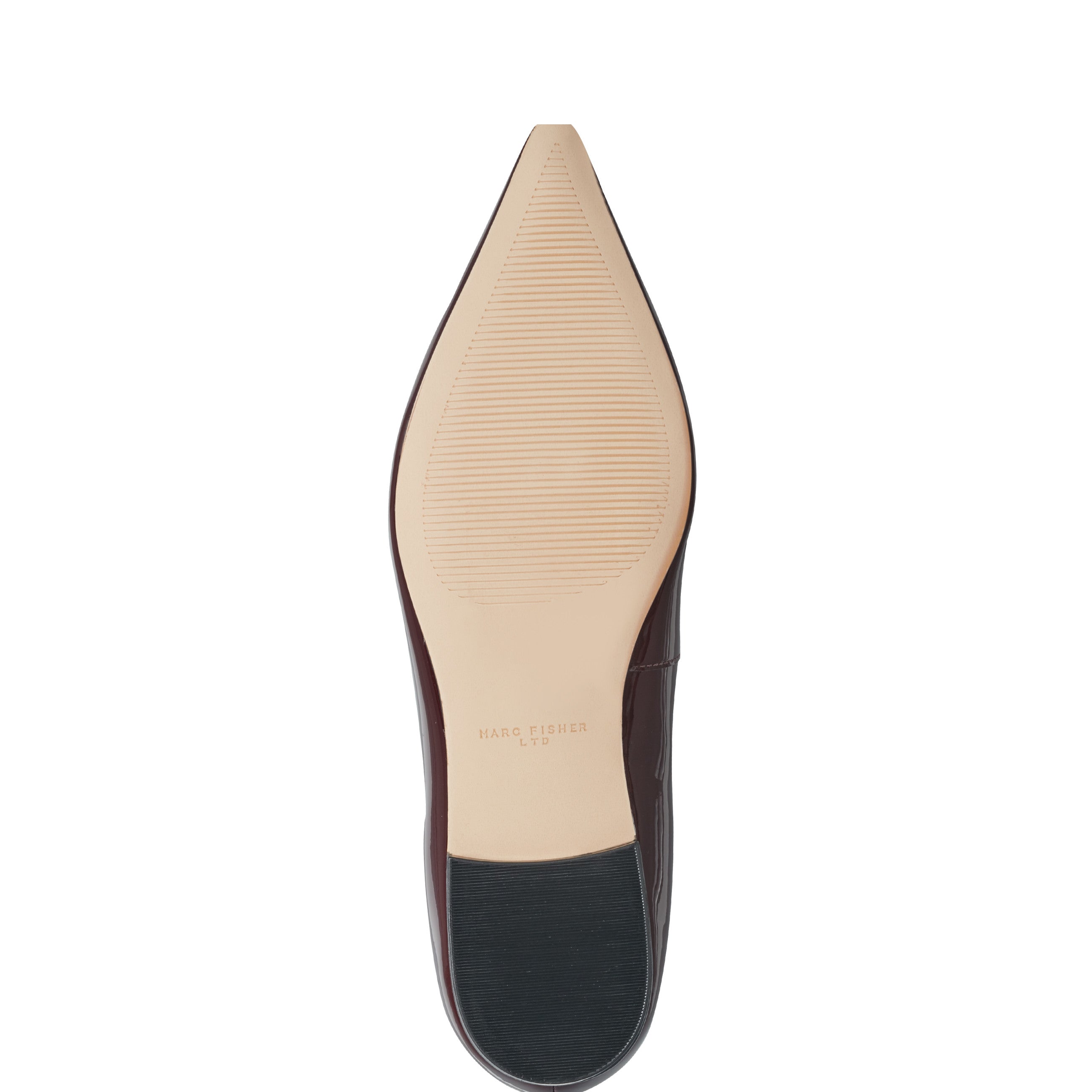 Trella Leather Mary Jane Flat - Dark Red Patent Leather / Marc Fisher For Sale