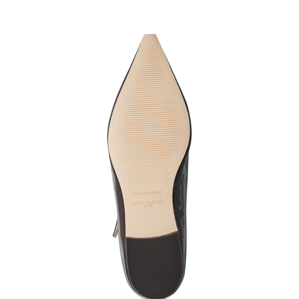 Trella Leather Mary Jane Flat - Brown Patent Leather / Marc Fisher Sale