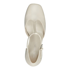 Cyrene T-Strap Pump - Chic Cream / Marc Fisher Outlet