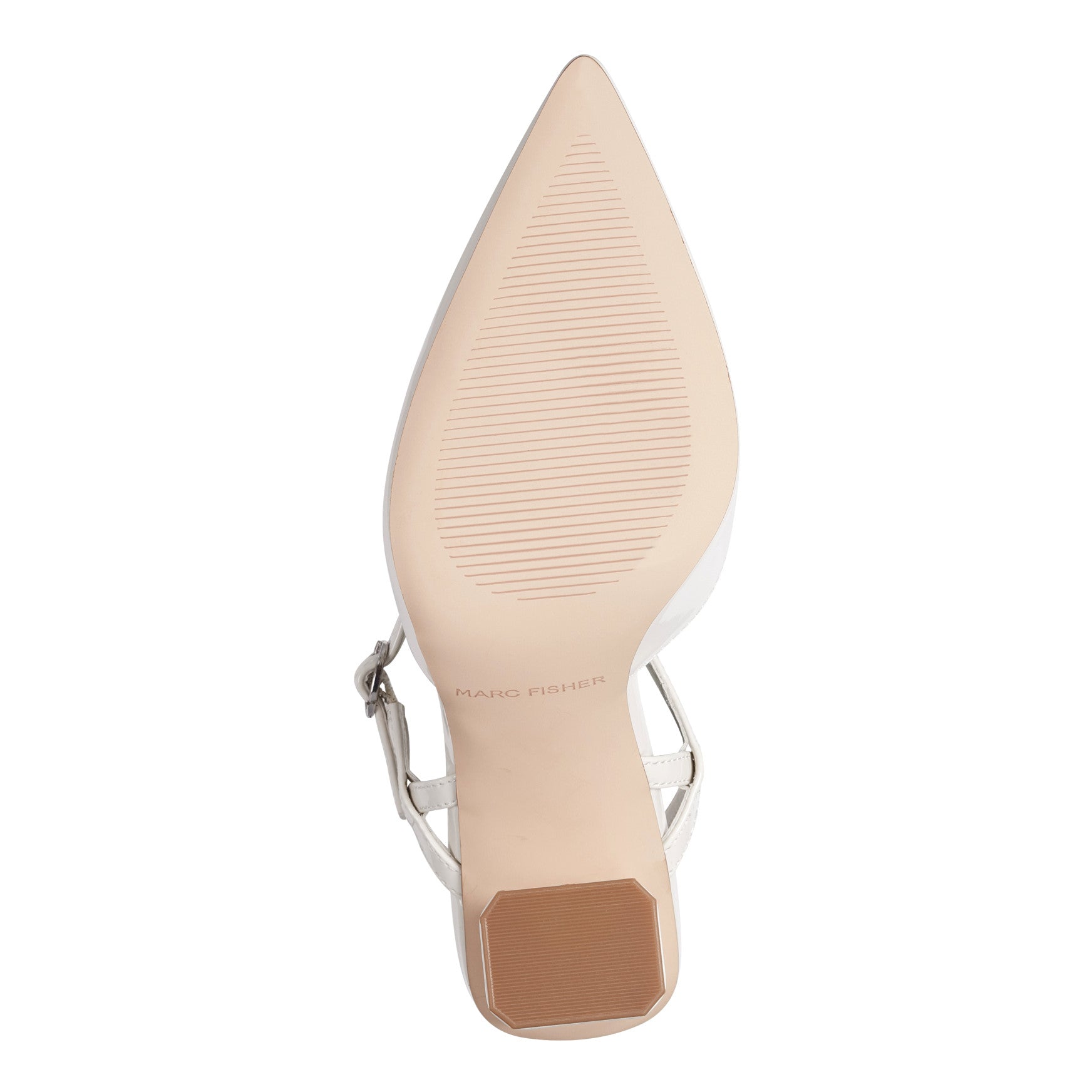 Doster Pointy Toe Slingback - Chic Cream Patent / Marc Fisher On Sale