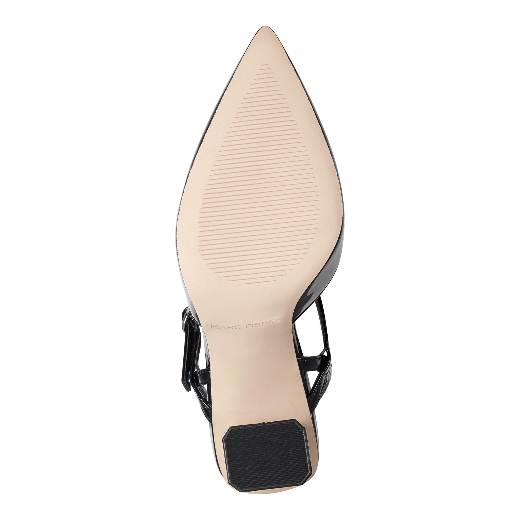 Doster Pointy Toe Slingback - Black Patent / Marc Fisher Discount