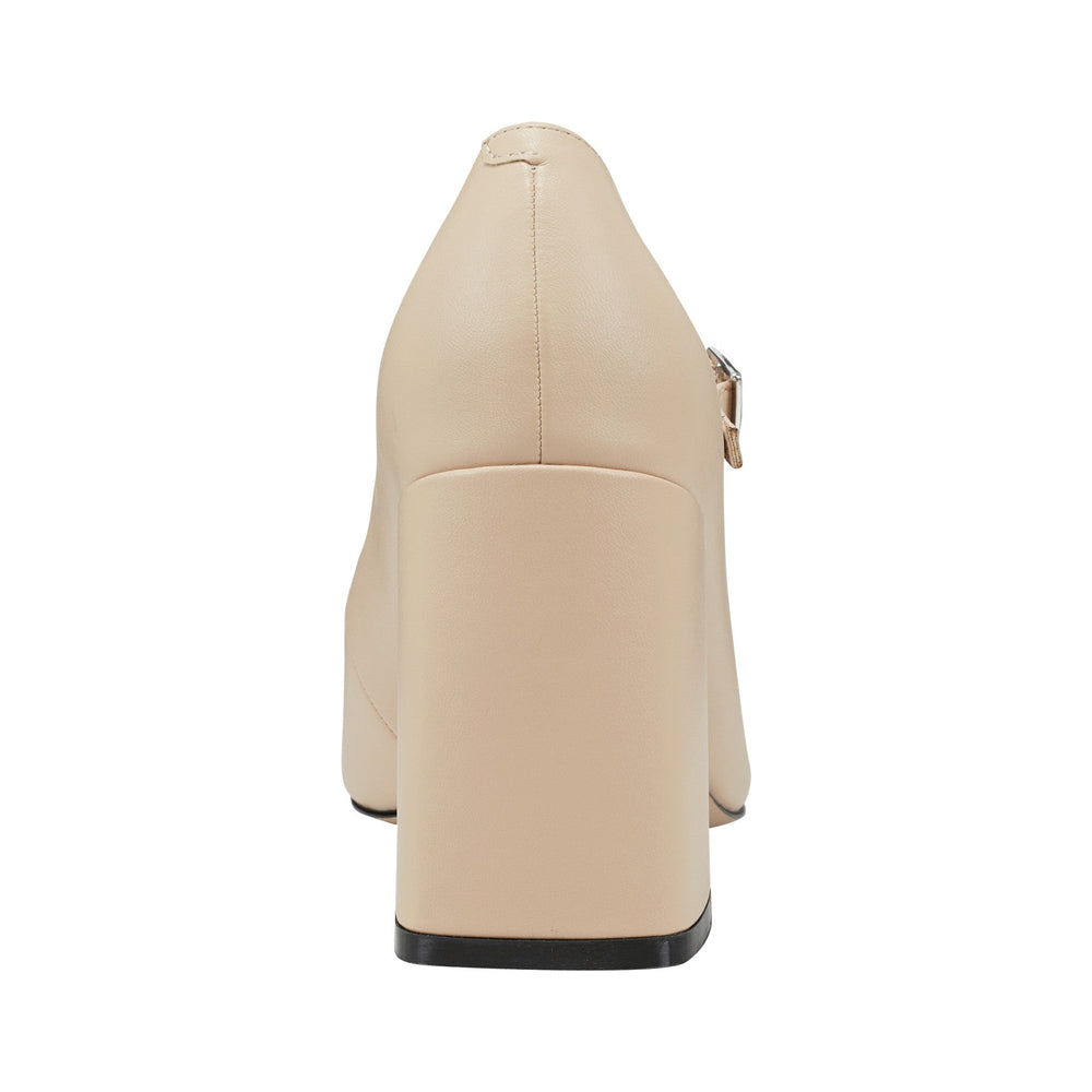 Charine Cap Toe Mary Jane - Natural/Black / Marc Fisher Online