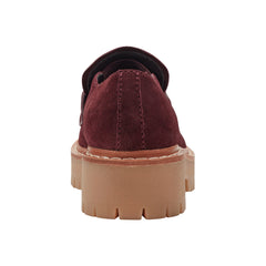 Norton Lug Sole Leather Loafer - Dark Red Leather / Marc Fisher For Sale
