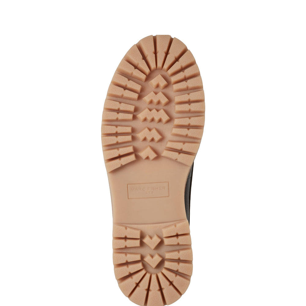 Nerida Lug Sole Leather Loafer - Dark Brown Leather / Marc Fisher Discount