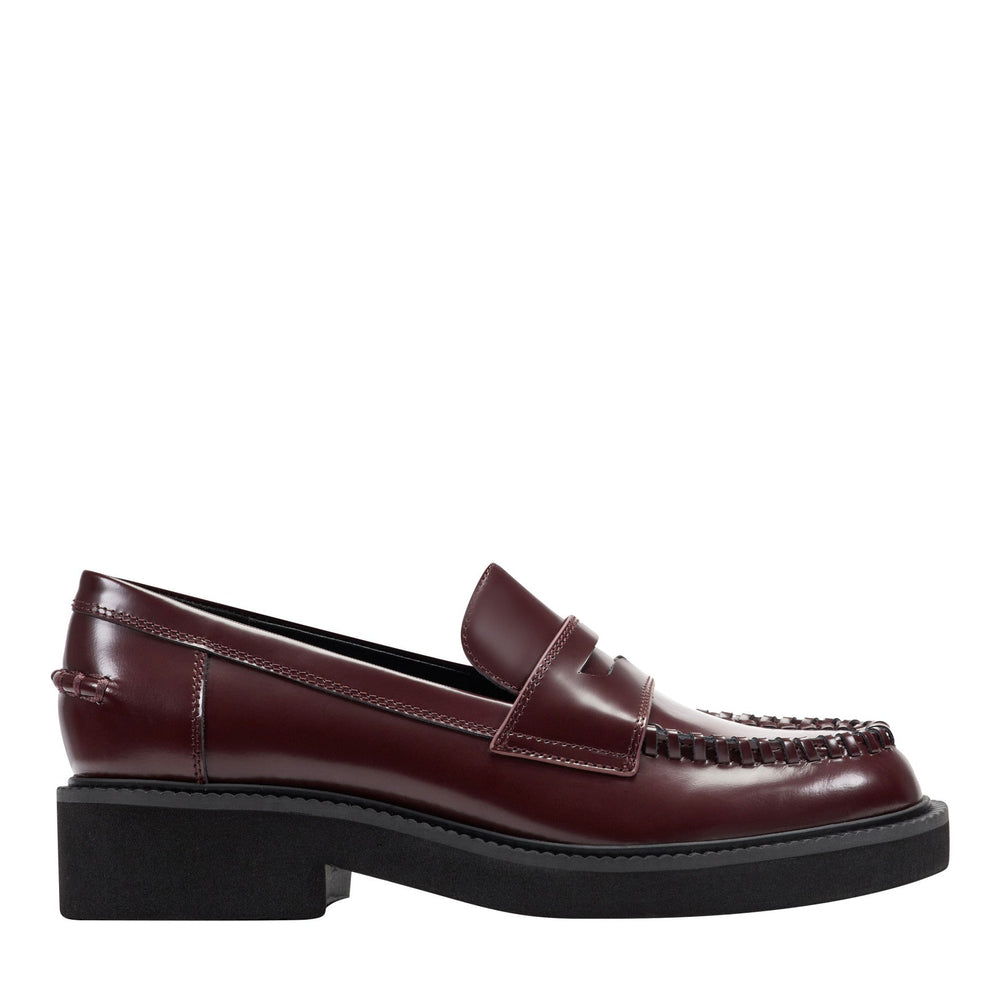 Dagman Casual Leather Loafer - Dark Red Leather / Marc Fisher Online