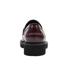 Dagman Casual Leather Loafer - Dark Red Leather / Marc Fisher Online