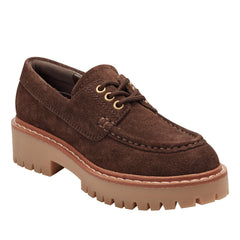 Nerida Lug Sole Leather Loafer - Brown Suede / Marc Fisher For Sale
