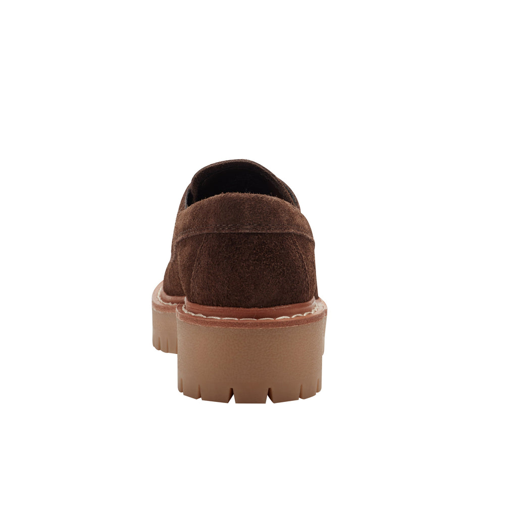 Nerida Lug Sole Leather Loafer - Brown Suede / Marc Fisher For Sale