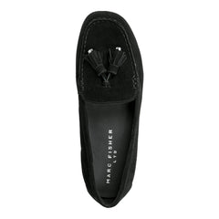 Layney Casual Tassle Leather Loafer - Black Suede / Marc Fisher US