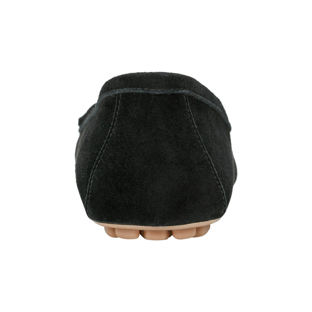 Layney Casual Tassle Leather Loafer - Black Suede / Marc Fisher US