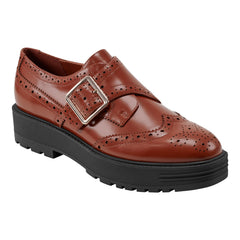 Remona Leather Monk Strap Loafer - Brown Leather / Marc Fisher Discount