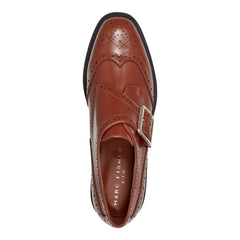 Remona Leather Monk Strap Loafer - Brown Leather / Marc Fisher Discount