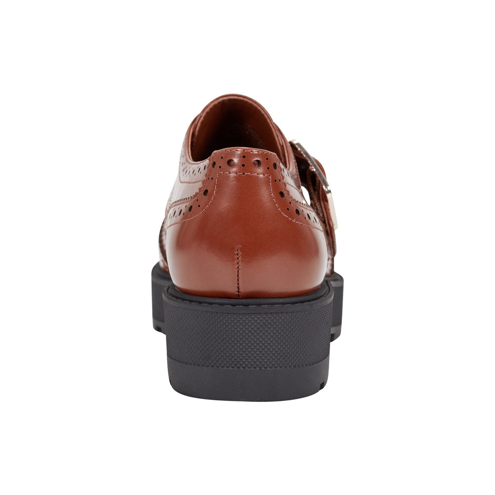 Remona Leather Monk Strap Loafer - Brown Leather / Marc Fisher Discount